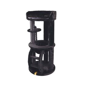 M-Pets Panther Premium Suite 62x62x130 cm Siyah Kedi Tırmalama Ağacı
