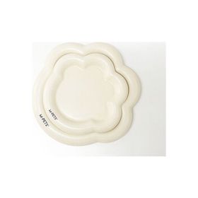M-Pets Pawsy Seramik 175 ml Beyaz Kedi ve Köpek Mama Kabı