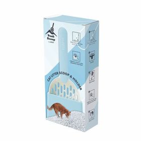 M-Pets Peak 12.5x5.5x26.5 cm Mavi Kedi Kumu Küreği Seti