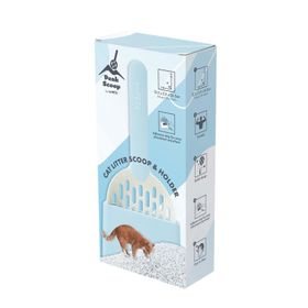 M-Pets Peak 12.5x5.5x26.5 cm Mavi Kedi Kumu Küreği Seti