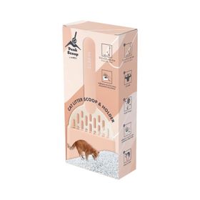 M-Pets Peak 12.5x5.5x26.5 cm Pembe Kedi Kumu Küreği Seti