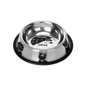 M-Pets Petjoy Cat Family Çelik 610 ml Kedi Mama Kabı