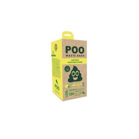 M-Pets Poo 22x32 cm 8'li Limon Kokulu Köpek Dışkı Poşeti