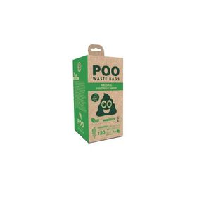 M-Pets Poo 22x32 cm 8'li Nane Kokulu Köpek Dışkı Poşeti
