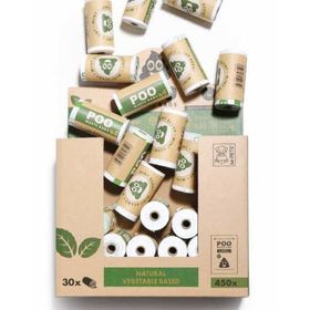 M-Pets Poo Nane Kokulu 22x32 cm 30'lu Köpek Dışkı Poşeti