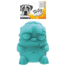 M-Pets Rex Kauçuk Ödül Hazneli 9x9x10.5 cm Mavi Köpek Oyuncağı