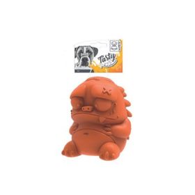 M-Pets Rex Kauçuk Ödül Hazneli 9x9x10.5 cm Turuncu Köpek Oyuncağı