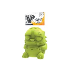 M-Pets Rex Kauçuk Ödül Hazneli 9x9x10.5 cm Yeşil Köpek Oyuncağı