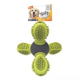 M-Pets Saturn Ödül Hazneli Kauçuk 14x13x12 cm Yeşil Köpek Oyuncağı