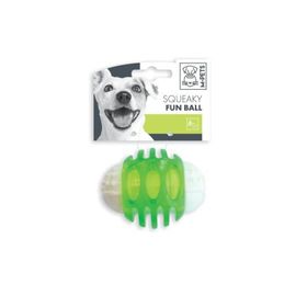 M-Pets Şeffaf Top 6.7 cm Yeşil Köpek Oyuncağı