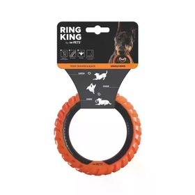 M-Pets Single Ring King Turuncu Köpek Oyuncağı