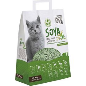 M-Pets Soya Yeşil Çaylı Organik 10 lt Kedi Kumu