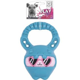 M-Pets Sweety 9x9x18 cm Mavi Köpekler İçin Kauçuk Oyuncak