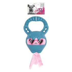 M-Pets Sweety 9x9x18 cm Mavi Köpekler İçin Kauçuk Oyuncak