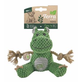 M-Pets Terra Eco Toto 17x11.5x15.5 cm Yeşil Yavru Köpek Oyuncağı