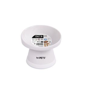 M-Pets Tiltd Seramik 150 ml Beyaz Kedi ve Köpek Mama ve Su Kabı