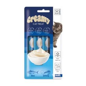 M-Pets Ton Balıklı ve Karidesli Krema 4x15 gr Kedi Ödül Maması