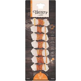 M-Pets Trusty Ağız Bakımı İçin Tavuklu Düğümlü 6.4 cm 7'li Köpek Çiğneme Kemiği