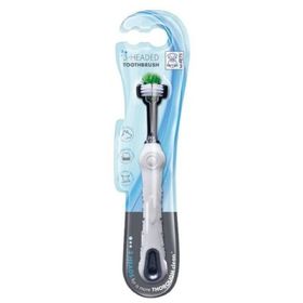 M-Pets Üç Başlıklı 17x2.3 cm Köpek Diş Fırçası