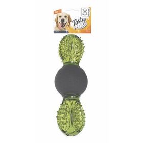 M-Pets Uranus Kauçuk Ödül Hazneli 16.5x6x6 cm Yeşil Köpek Oyuncağı