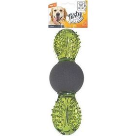 M-Pets Uranus Kauçuk Ödül Hazneli 16.5x6x6 cm Yeşil Köpek Oyuncağı