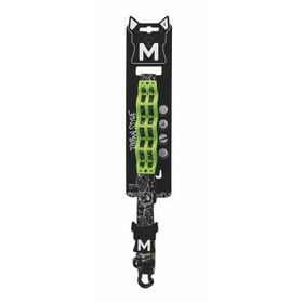 M-Pets Urban Style Freestyle 120 cm Siyah-Beyaz L Köpekler İçin Şok Emici Gezdirme Kayışı