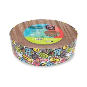 M-Pets Urban Style Freestyle 41x10 cm Karışık Renkli Karton Tırmalama Tahtası