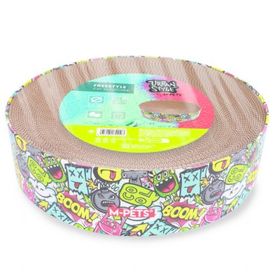 M-Pets Urban Style Freestyle 41x10 cm Karışık Renkli Karton Tırmalama Tahtası