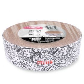 M-Pets Urban Style Freestyle 41x10 cm Siyah-Beyaz Karton Tırmalama Tahtası