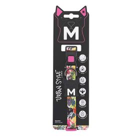 M-Pets Urban Style Graffiti 30.5-50.8 cm M Köpek Boyun Tasması