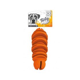 M-Pets Venüs Kauçuk Ödül Hazneli 14.7x6x6.1 cm Turuncu Köpek Oyuncağı
