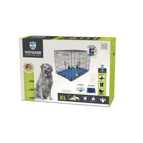 M-Pets Voyager 106x71x76 cm Mavi XL 2 Kapılı Köpek Kafesi