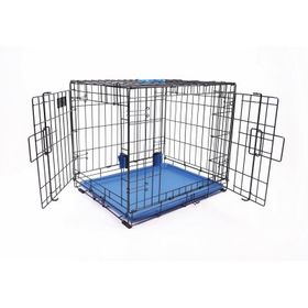 M-Pets Voyager 106x71x76 cm Mavi XL 2 Kapılı Köpek Kafesi