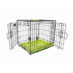 M-Pets Voyager 2 Kapılı 122x76x84 cm XL Yeşil Köpek Kafesi