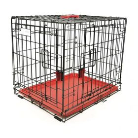 M-Pets Voyager 2 Kapılı 122x76x84 cm XXL Kırmızı Köpek Kafesi