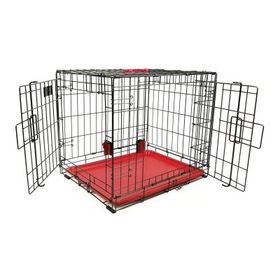 M-Pets Voyager 61x46x48 cm Kıırmızı S 2 Kapılı Köpek Kafesi