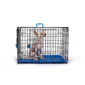 M-Pets Voyager 61x46x48 cm Mavi S 2 Kapılı Köpek Kafesi