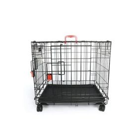 M-Pets Voyager Tekerlekli 2 Kapılı 122x76x84 cm XXL Siyah Köpek Kafesi