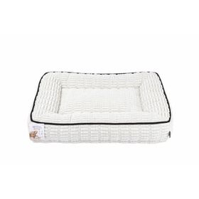 M-Pets Warm Hug 80x65x20 cm L Beyaz Kedi ve Köpek Yatağı