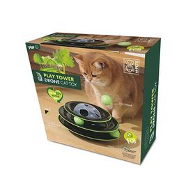 M-Pets Yaylı Dönen Top 25 cm Siyah Kedi Oyuncağı