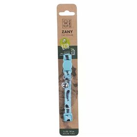 M-Pets Zany Mavi Lacivert 20-30 cm Zilli Kedi Boyun Tasması