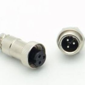 M12 3 Pin Dişi-Erkek Konnektör