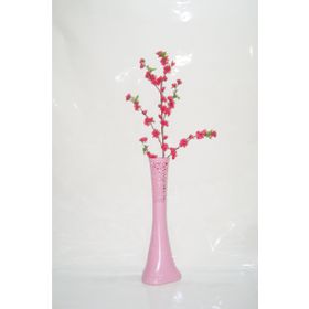 M3Decorium Desenli Pembe Fuşya Bahar Dalı 60cm Vazo