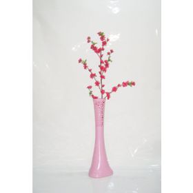 M3Decorium Desenli Pembe Fuşya Bahar Dalı 60cm Vazo
