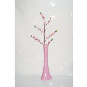 M3Decorium Desenli Pembe Pembe Bahar Dalı 60cm Vazo