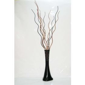 M3Decorium Desenli Siyah 5 Adet Siyah 5adet Kahve Dal 60cm Vazo