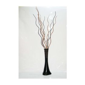 M3Decorium Desenli Siyah 5 Adet Siyah Dal 60cm Vazo