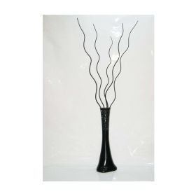 M3Decorium Desenli Siyah 5 Adet Siyah Dal 60cm Vazo