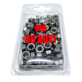 M6 80 Adet Somun