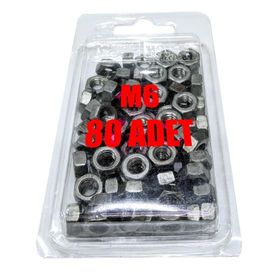 M6 80 Adet Somun